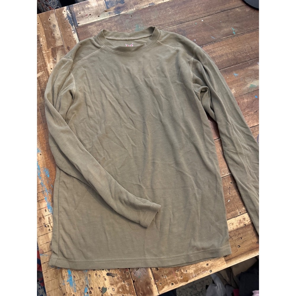 Drifire Flame Resistant Long Sleeve Base Layer Shirt Tan Coyote Brown Small USA
